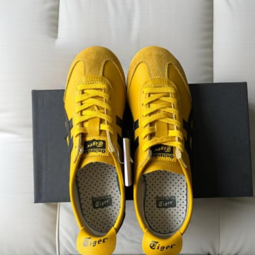 Onitsuka Tiger MEXICO 66 Women's Yellow Casual Sneakers [Multiple Sizes]